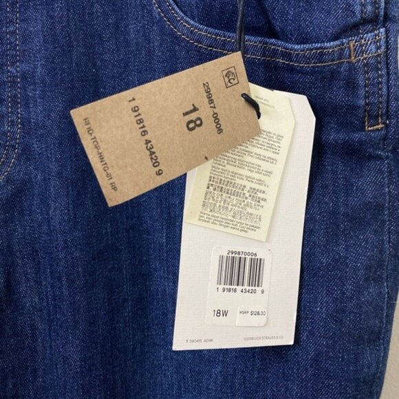 Levi’s Premium Bib Denim Overalls NWT 18W - Picture 8 of 12